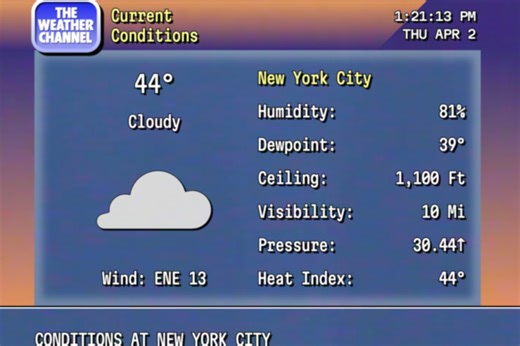 Weather Channel launches new online site with original TV cable style