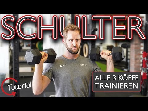 Schultermuskulatur trainieren - Übungen für die vordere, seitliche & hintere Schulter | Tutorial