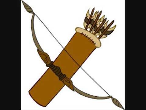 Bow and arrow sound effect pulling back and fire