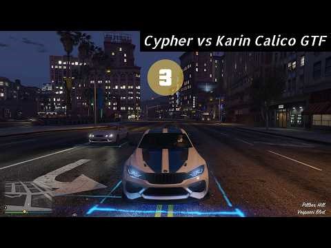 GTA 5 Cypher vs Karin Calico GTF