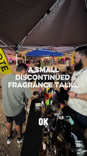 Such a great interaction. Small talk about discontinued fragrances. #fragrance #scent #cologne #popup #fyp @J.Osorio