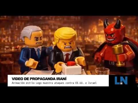 Iranian state media release Lego-style propaganda video showing attacks in the Middle East