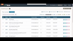 JISC Online Surveys  - Creating a Survey