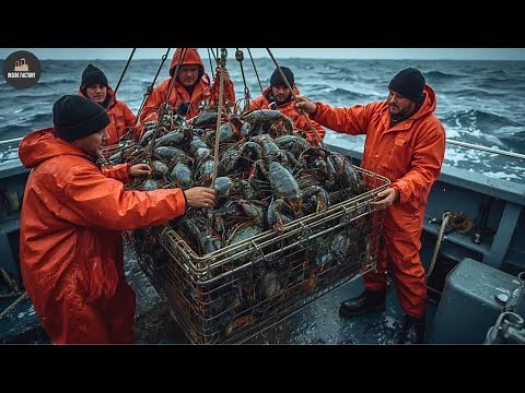 How Millions of Giant Lobsters Are Raised and Caught – Fishermen's Secrets