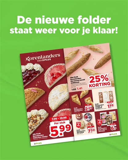 Nieuwe week, nieuwe kansen! Scoor jouw aanbiedingen bij PLUS Mangnus op plus.nl/folder. | PLUS Supermarkt