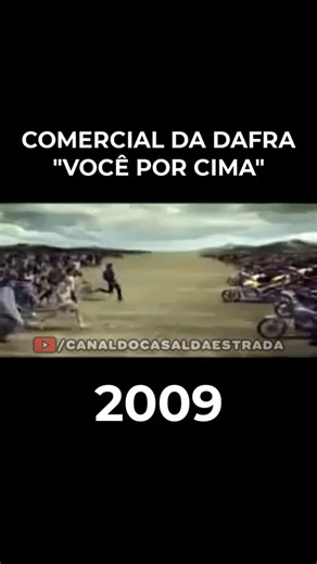 Canal do Casal da Estrada on Instagram: "Comercial da Dafra | Você por Cima | 2009 | Paródia Bônus #canaldocasaldaestrada #dafra #humor"
