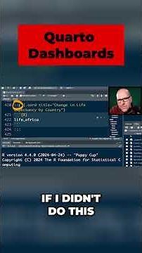 Create Stunning Dashboards in RStudio with Quarto #shorts