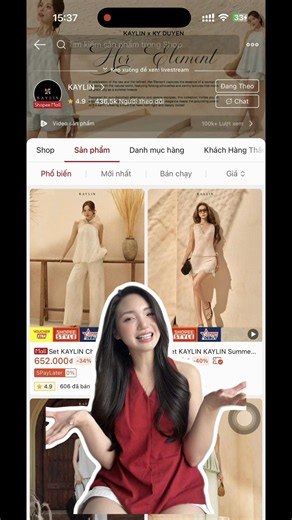 Nơi nâng cấp tủ đồ của tuii, cũng đồng hành được mấy năm rồi đó 🥰 #shopee #kaylin #chinechine