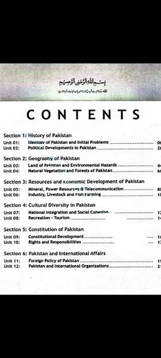 Class 12 Pakistan Studies | Final Assessment Framework 2025 (FBISE / National Curriculum)