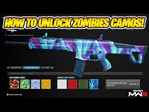 How to Unlock ZOMBIES MASTERY CAMOS in MW3!