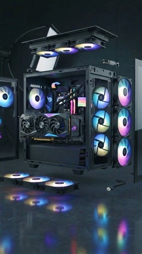Inside a $5,000 Gaming PC 🤯 Exploded View in 24 Seconds!