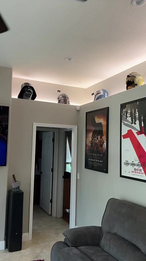 9.9K views · 336 reactions | Just added these new LED strips to my helmet! What a really cool cheap way to make a room look cool! #lifehacks #hacks #diy #diyreels #tipsandtricks #useful #coolideas #reelitfeelit #reelinstagram #instareels #starwars #starwarsfan #darthvader #themandalorian #bobafett #collection #collectibles | SIEFE | Facebook