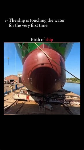 Fact Huzum on Instagram: "⚓ The Birth of a Ship Launching a ship is a major milestone in shipbuilding—marking the vessel’s first time in the water. Large ships are launched in one of three ways: Slipway – The ship slides down a ramp into the sea. Float-Out – Built in a dry dock, then floated as water fills the basin. Side Launch – Entering the water broadside, often in tight spaces. Before launch, ships are often christened—a sponsor breaks a champagne bottle on the bow and gives the ship its na