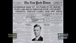 4.7K views · 116 reactions | #OnThisDay in 1927, Charles Lindbergh took off from New York on his way to Paris on the first transatlantic flight. He successfully landed 33 hours later amid cheers. National Air and Space Museum, Smithsonian Institution curator tells us more.... https://www.c-span.org/video/?408592-1/half-century-aviation&start=1782 | American History TV | Facebook