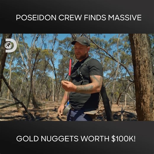 After a slow start, luck finally strikes for the Poseidon crew. The machine starts beeping wildly as they dig, eager to uncover massive gold chunks! #AussieGoldHunters | Discovery Channel Australia
