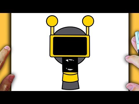 HOW TO DRAW FUN BOT PHASE 3 FROM INCREDIBOX SPRUNKI