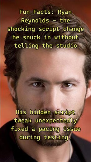 Ryan Reynolds’ shocking script secret the studio never approved #shorts
