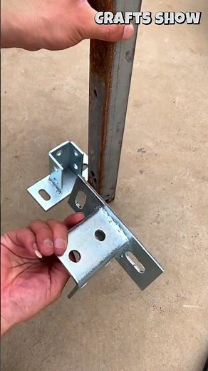 🔩🧱 Heavy Duty Metal Brackets for Securing Square Posts