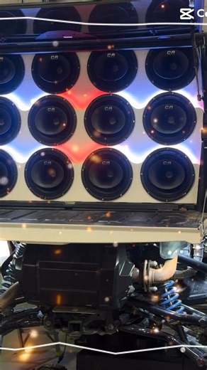Jason Vickers ,Taylor Vickers on Instagram: "When other Xpedition’s think they’re loud… then THIS pulls up 😈🔊 ✅ Polaris Xpedition audio upgrade 🔥 12x 10” @concreteaudio Carbon loudspeakers 🔥 Custom-built rear stunt wall 💥 Built for show… built for WAR. Drop a 🔊 if you wanna hear this one in person. #PolarisXpedition #Xpedition #Polaris #SXS #UTV #SXSLife #SXSBuild #UTVBuild #CarAudio #ConcreteAudio #StuntWall #SpeakerWall #AudioBuild #OffRoadLife #BassLife #LoudAndProud"