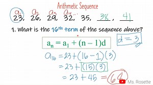 37K views · 1.5K reactions | Grade 10 Math: Arithmetic Sequence Full...