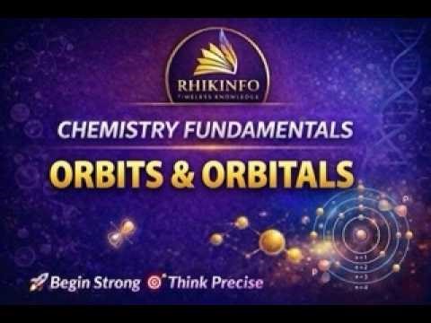Orbit vs Orbital | s, p, d, f Orbitals & Their Shapes | Atomic Structure
