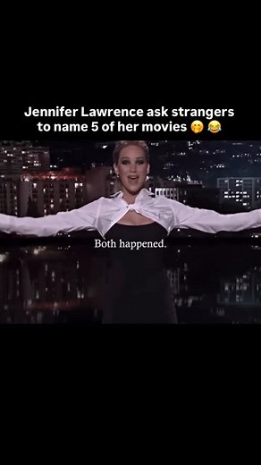 Book Reviews, Previews & More on Instagram: "Jennifer Lawrence shares a hilariously awkward moment when a stranger can’t even name a film she’s in. 來  ❤️ Credit: Jimmy Kimmel Live (Jennifer Lawrence on Hollywood Blvd) #jenniferlawrence #awkward #hollywood #movies #jlawrence #funnycelebs #jenniferlawrenceedit #jimmy #unexpected #jimmykimmellive #jimmykimmel #jenlaw #funny #funnyreaction #funnyreels #fypreels"
