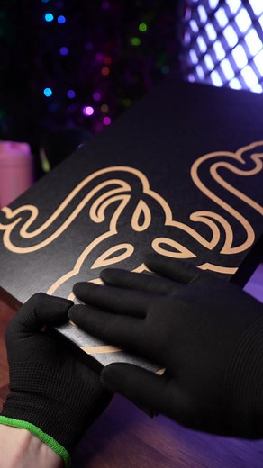 POV: How it feels to unbox the Razer Blade 15. Portable. Powerful. Perfection. #razer #gaming #gamingontiktok #razerblade #unboxing #asmr #techtok #laptop