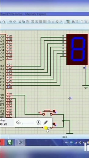 Up Down counting counter using 8051 microcontroller