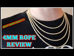 4MM Rope- Here's why this is the most sought after ROPE CHAIN.