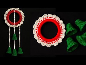 Crochet Christmas Wreath Tutorial for Beginners