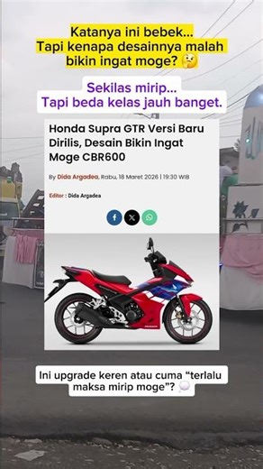 🔥 Bebek Rasa Moge? GTR Bikin Heboh!