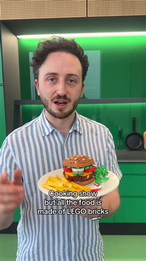 What if a cooking show existed but all of the food was made of LEGO bricks 👀 Enjoy this LEGO building tutorial of how to make my perfect burger and fries! 🍔🍟 What food would you like to see me make next? 👀 [This video was made for fun and not officially produced by the LEGO Group] #LEGO #Cooking #Tutorial #LEGOBuild #LCookingTips