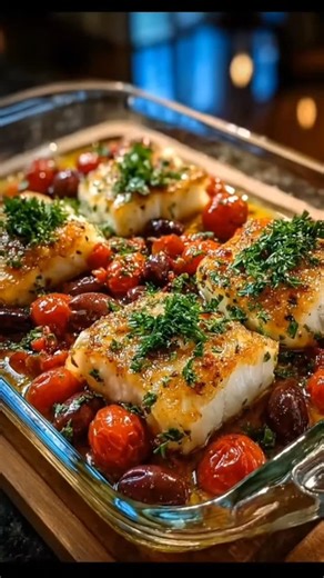 Anti Inflammatory Diet on Instagram: "Baked Lemon Garlic Cod (Mediterranean Style) Servings: 4 Prep time: 10 minutes Cook time: 15–18 minutes Ingredients 4 cod fillets (about 150–180g each) 3 tablespoons extra virgin olive oil 3 cloves garlic, minced 1 lemon (zest + 2 tablespoons juice) 1 teaspoon dried oregano 1/2 teaspoon paprika 1/2 teaspoon sea salt (or to taste) 1/4 teaspoon black pepper 1/4 teaspoon red chili flakes (optional) 2 tablespoons fresh parsley, chopped Lemon slices for garnish O