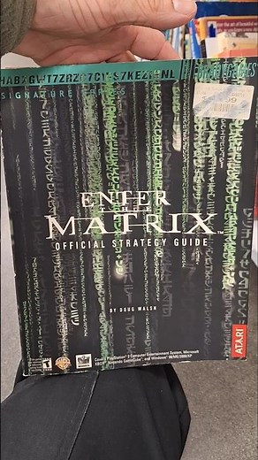 Enter The Matrix game guide collectible item #goldhunter137