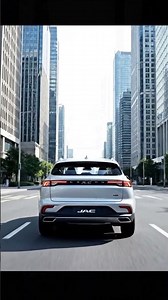 New car jac definite electric SUV car. Modern model in the world.