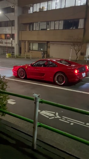🔊 The SOUND of FERRARI F355 🔥in Atago, Tokyo, Japan #ferrari #atago #tokyo #japan #luxury #car