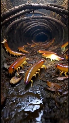Millipede POV: Inside a Hidden Underground Decomposer Colony 🪱 | Micro Camera Exploration