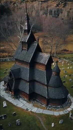 Borgund Stave Church: Norway’s 850-Year-Old Wooden Wonder! 🌲🇳🇴