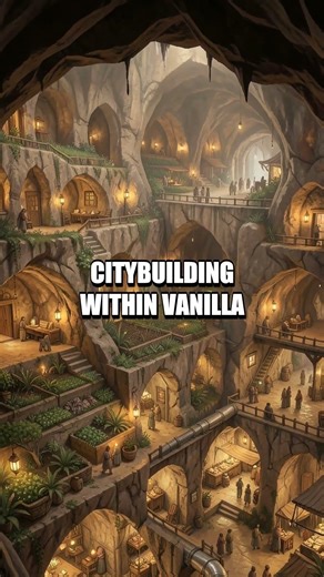 Subterranean Cityscapes: Building a Living Vault in Vanilla Survival