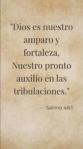 Versículo del día para fortalecer tu corazón 🙏 | Dios es tu refugio #luzypalabra #palabradios #amor