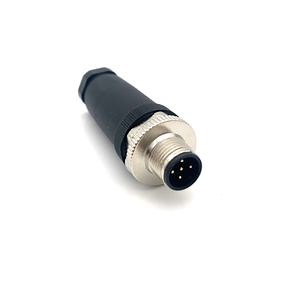 [Hot Item] Svlec Screw Terminals M12 5-Pole Male Straight a-Code Connector Cable Outlet Pg9