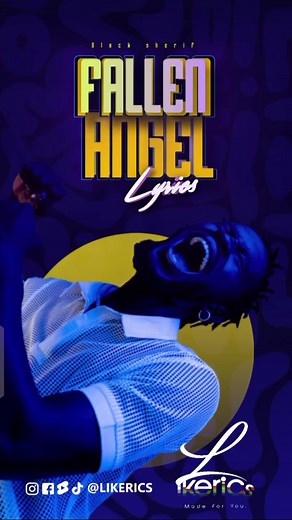 Smallgod ft. Black Sherif - Fallen Angel (Lyrics Video)