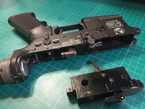 WE M4 Trigger Box & Trigger Parts Install - Airsoft