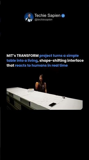 MIT’s Shape-Shifting Table That Reacts Like a Living Organism