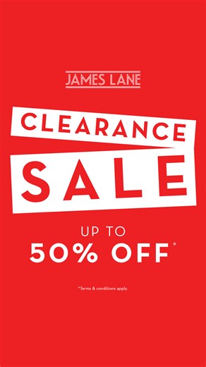 Unmissable Clearance Sale—Up to 50% Off!  Get incredible deals on plush sofas with standout design and dining tables at half the price. Elevate your space with premium style at an unbeatable value. Shop in-store or online before these deals are gone! | James Lane | Facebook