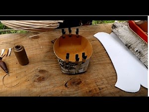 Birchbark Harvesting and Basket Making Makak