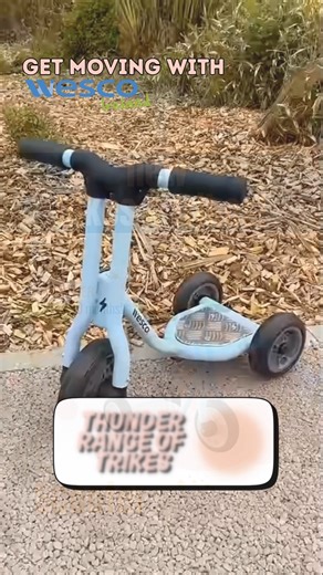 New and improved range of bikes, trikes and scooters. Introducing the Thunder range for 14 - 30 months. Get moving with Wesco 10% discount on all orders for Early Childhood Ireland members. #movement #trike #bike #outdoorplay #childcare | Wesco family | Facebook