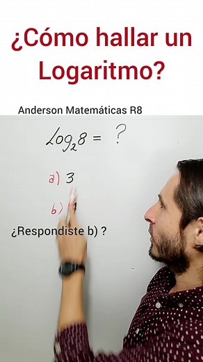 Ejemplo de Logaritmo en Base 2: Resolviendo 2^x = 8