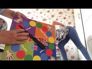 Playing Twister extreme with Abbie