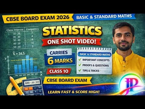 CBSE Class 10 Statistics Complete Chapter | One Shot Revision | Board Exam Ready
